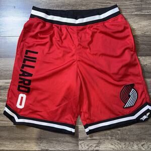 NBA Portland Trail Blazers Lillard 0 Basketball Shorts Mens Large